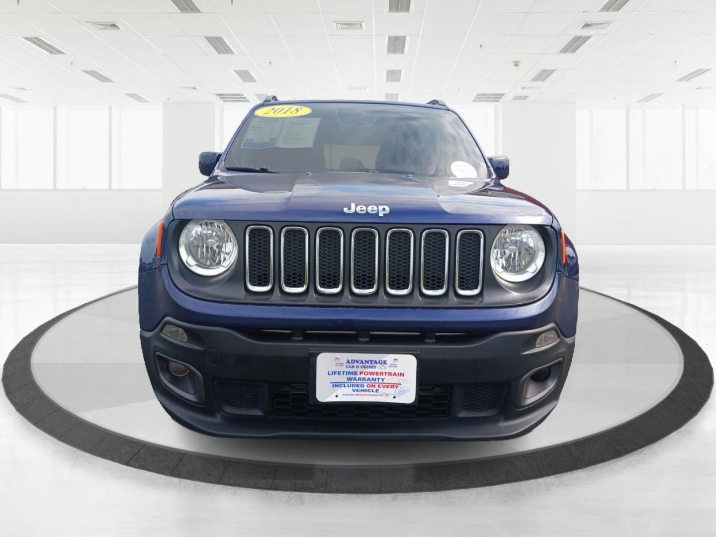 2018 Jetset Blue /Black, premium cloth Jeep Renegade (ZACCJBBB6JP) with an 2.4L L4 DOHC 16V engine, Automatic transmission, located at 880 E. National Road, Vandalia, OH, 45377, (937) 908-9800, 39.891918, -84.183594 - Photo#6