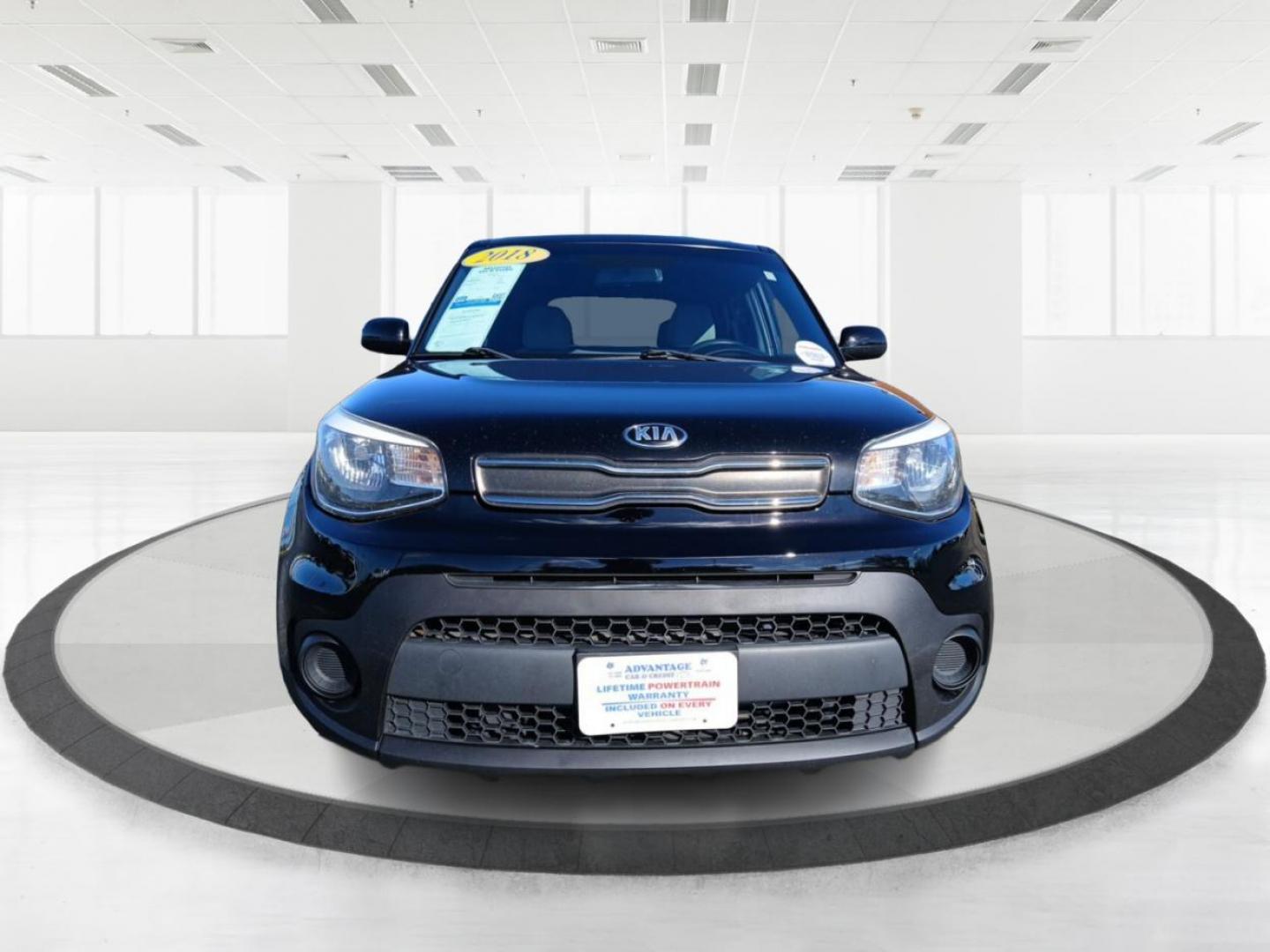 2018 Shadow Black Kia Soul Base 6M (KNDJN2A23J7) with an 1.6L L4 DOHC 16V engine, 6M transmission, located at 880 E. National Road, Vandalia, OH, 45377, (937) 908-9800, 39.891918, -84.183594 - Photo#5