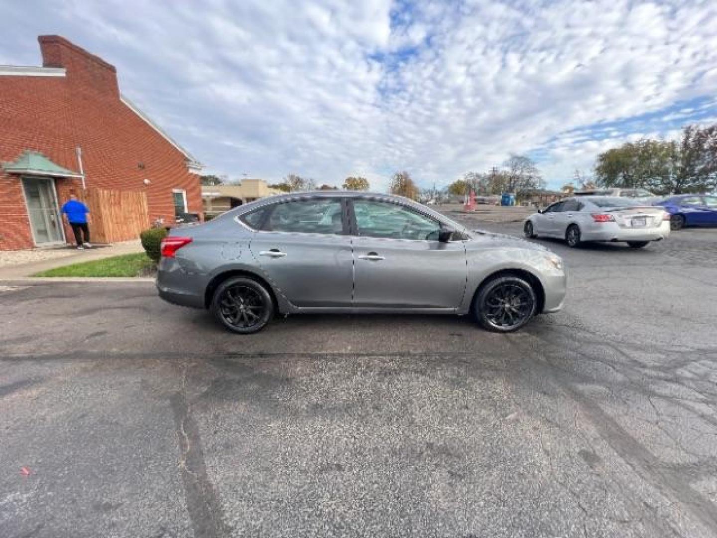 2018 Gray Nissan Sentra S (3N1AB7AP6JY) , located at 1230 East Main St, Xenia, OH, 45385, (937) 908-9800, 39.688026, -83.910172 - Photo#3