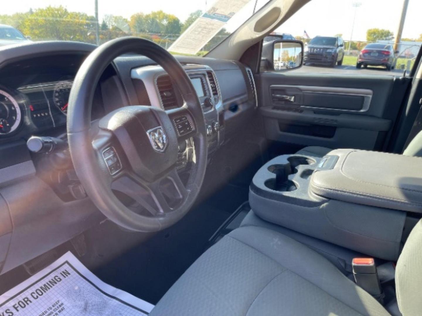 2018 Gray RAM 1500 SLT Crew Cab SWB 4WD (1C6RR7LT8JS) with an 5.7L V8 OHV 16V engine, 8A transmission, located at 1099 N County Rd 25A , Troy, OH, 45373, (937) 908-9800, 40.057079, -84.212883 - Photo#12